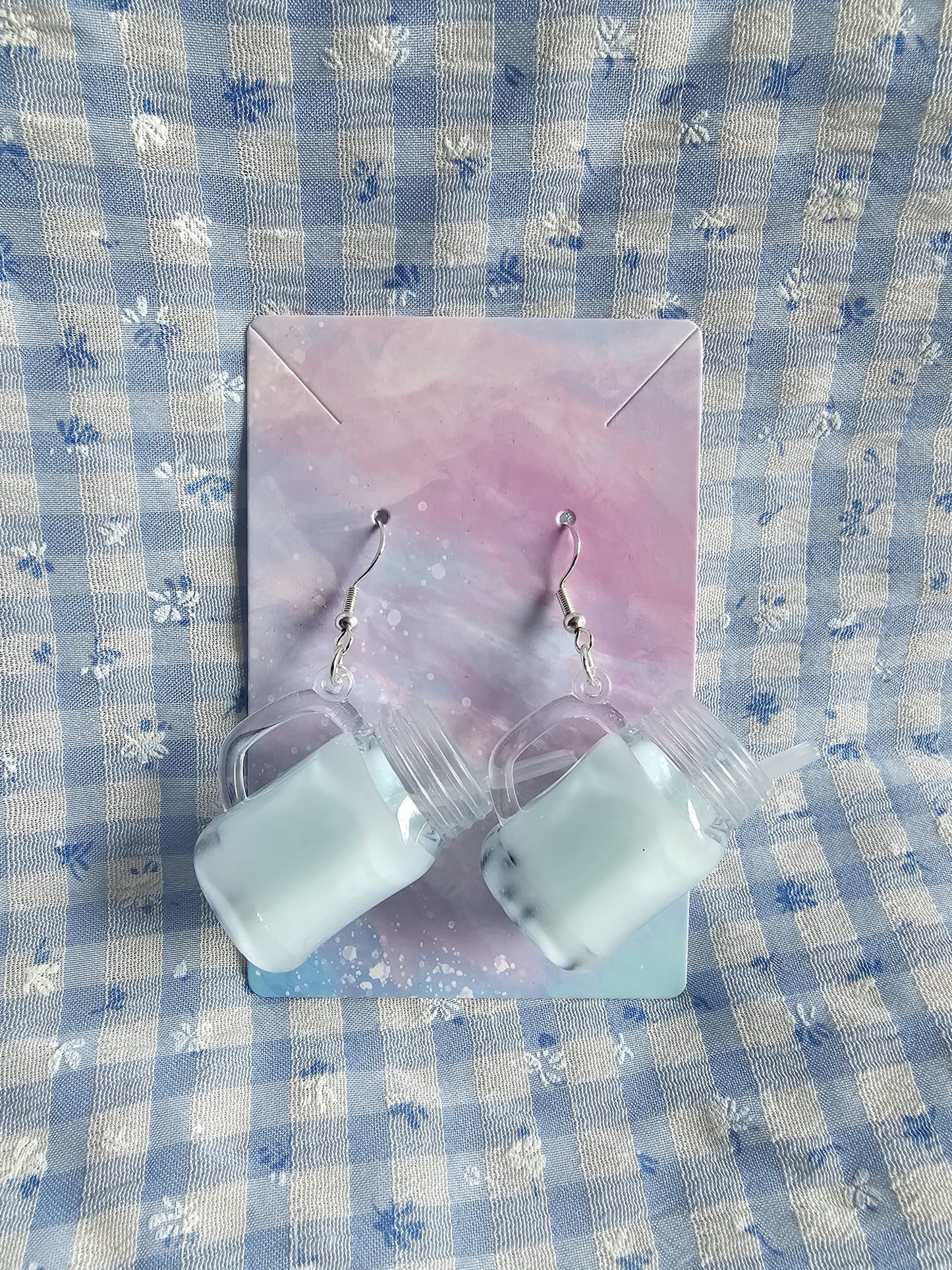 Boba Tea Inspired Kawaii Earrings